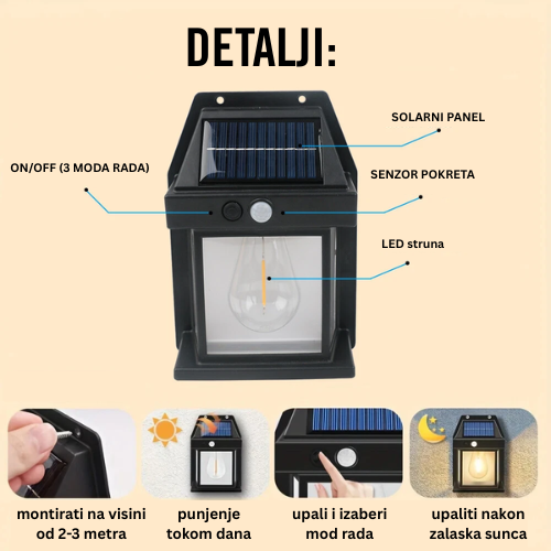 EdisonLux solarna svetiljka