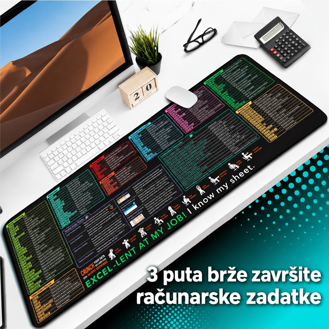 SmartPad podloga za sto sa prečicama