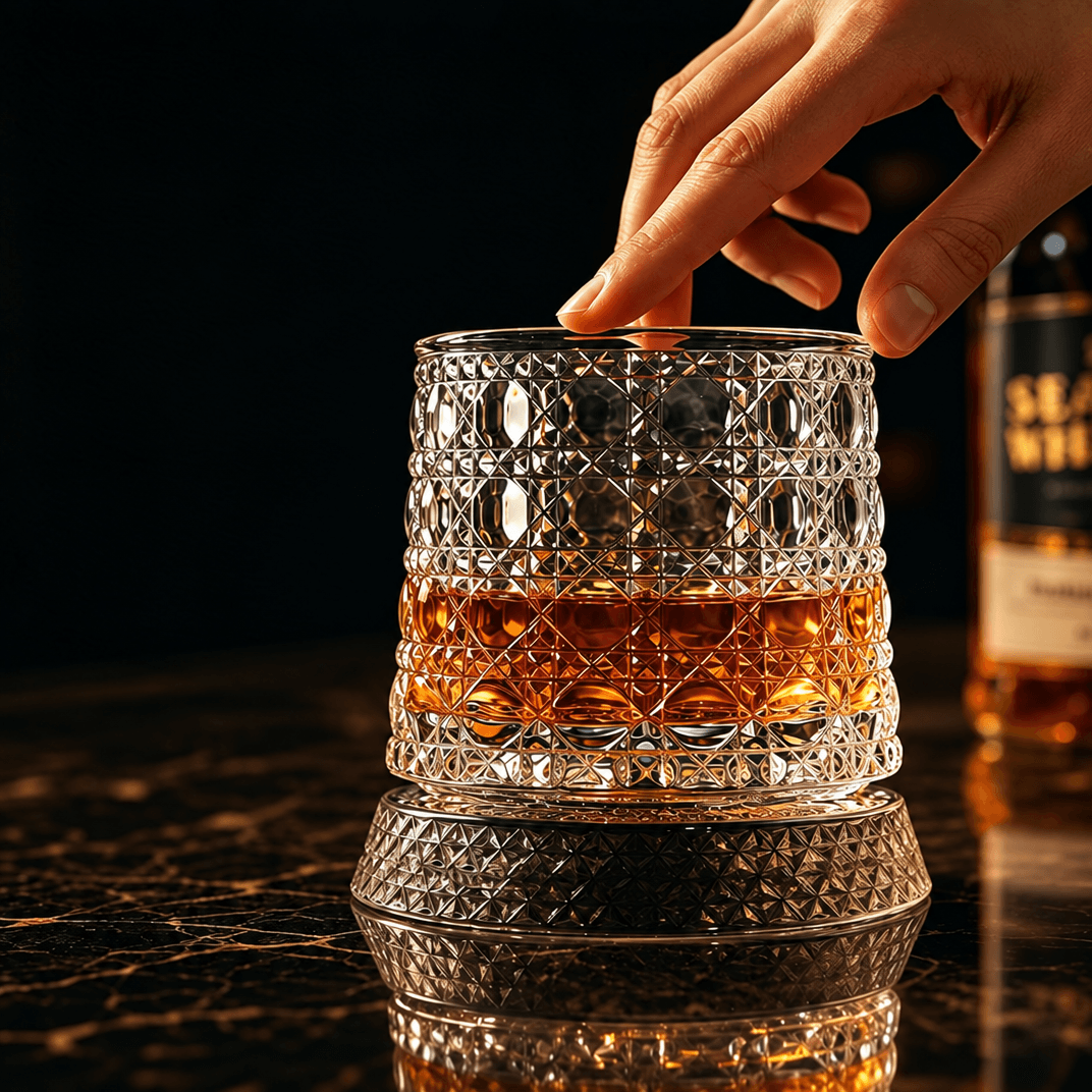 Crystal360 kristalna rotirajuća čaša za viski