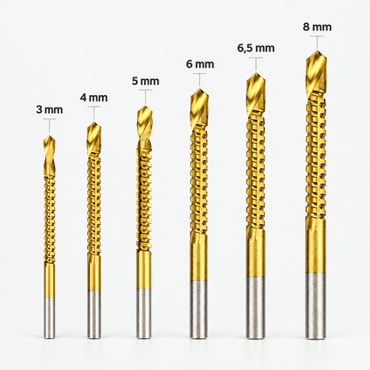 TwistBit set od 6 spiralnih burgija