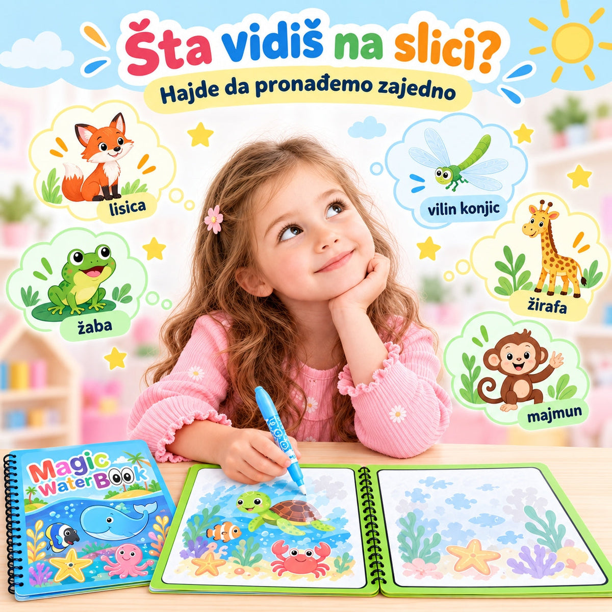 AquaArt magična vodena bojanka