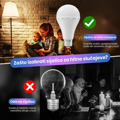 Punjive sijalice za vanredne situacije (4 komada)