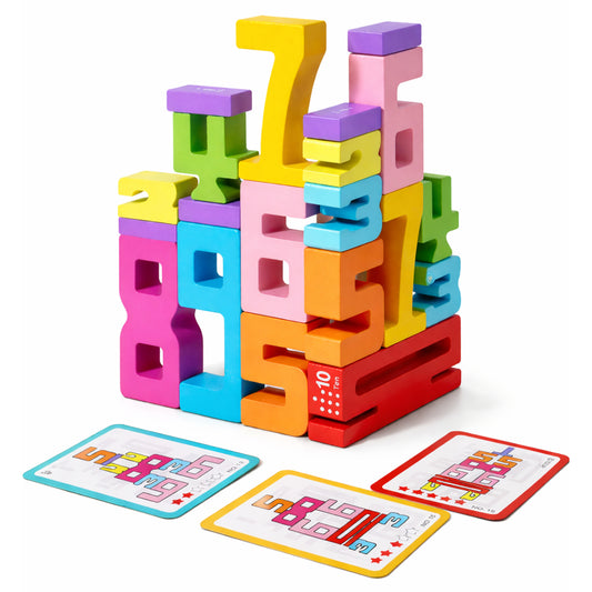 Montessori drveni brojevi blokovi (20 kom)