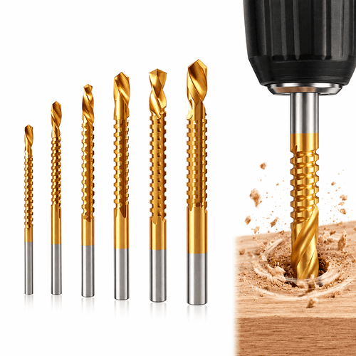 TwistBit set od 6 spiralnih burgija