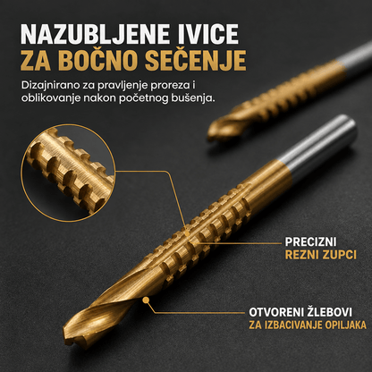 TwistBit set od 6 spiralnih burgija