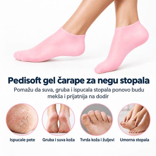 Pedisoft gel čarape za negu stopala