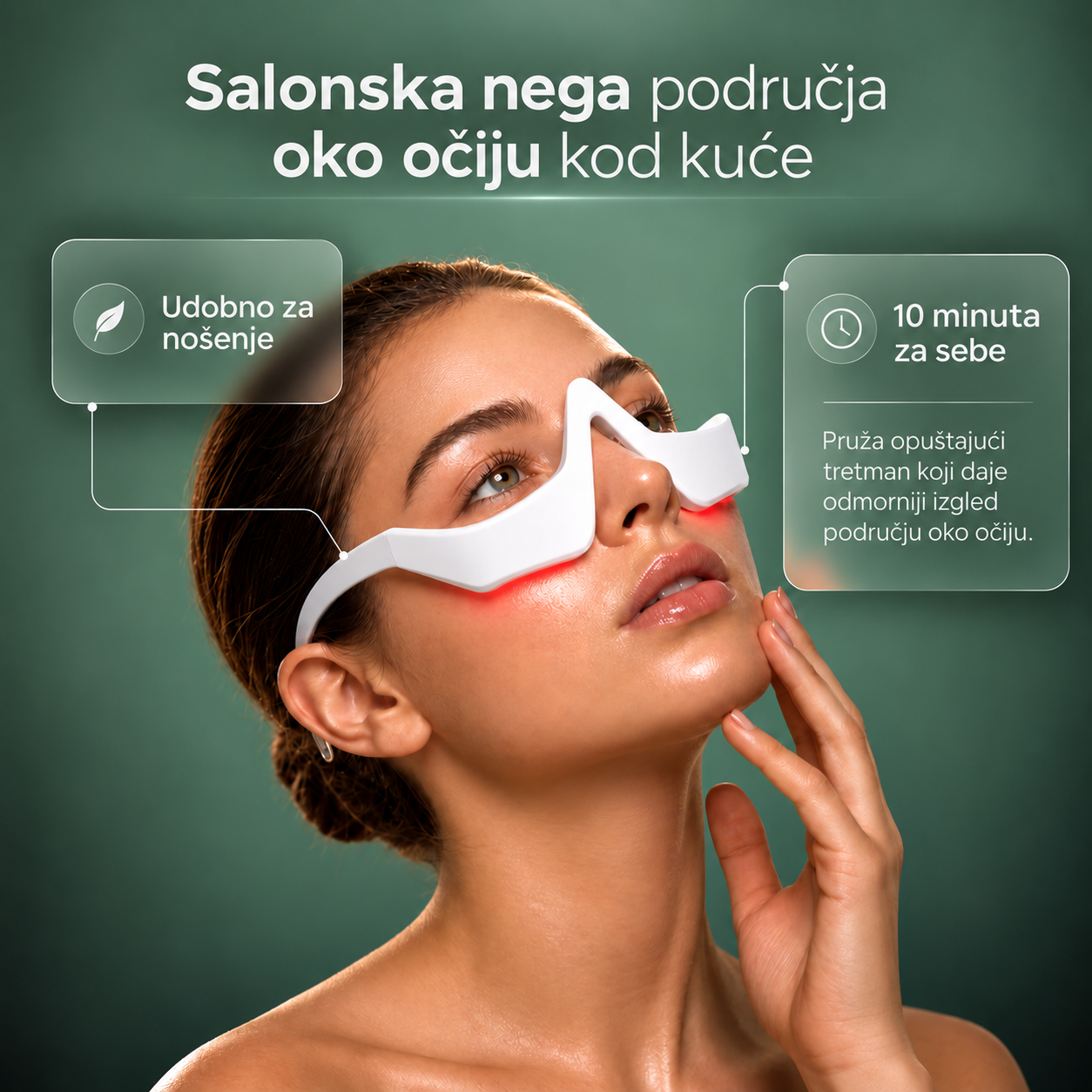 EyeGlow naočare sa crvenim svetlom